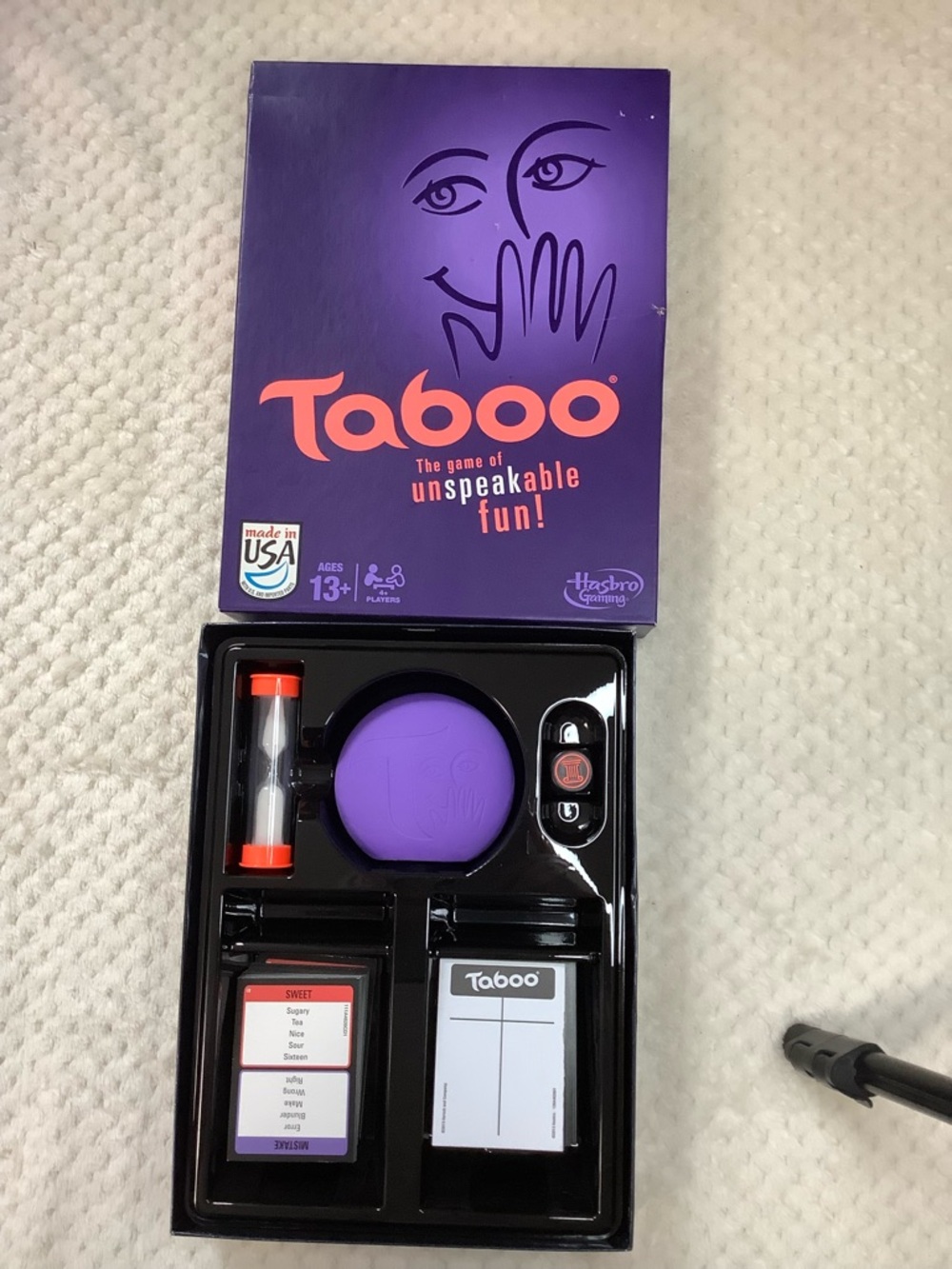 Taboo Board Game by Hasbro Gaming Complete Party Game 13+ - Picture 2 of 6